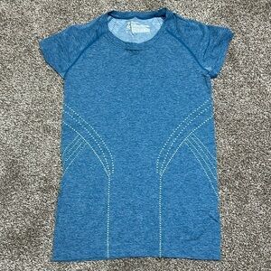 Z by Zella blue active top women’s small base layer tight stretch t-shirt